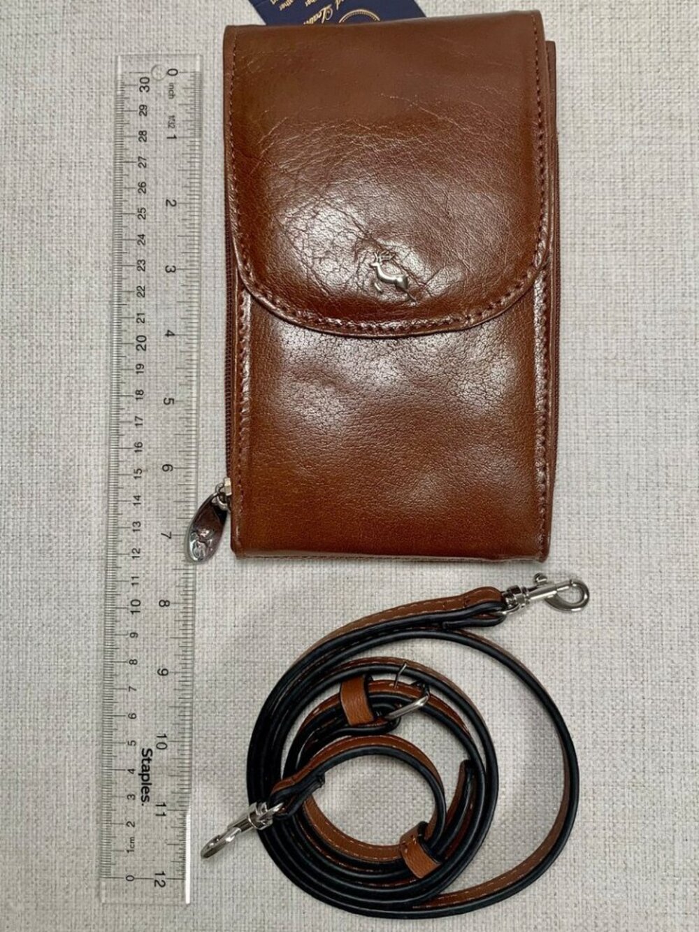 Crossbody Leather Ashwood wallet & phone purse